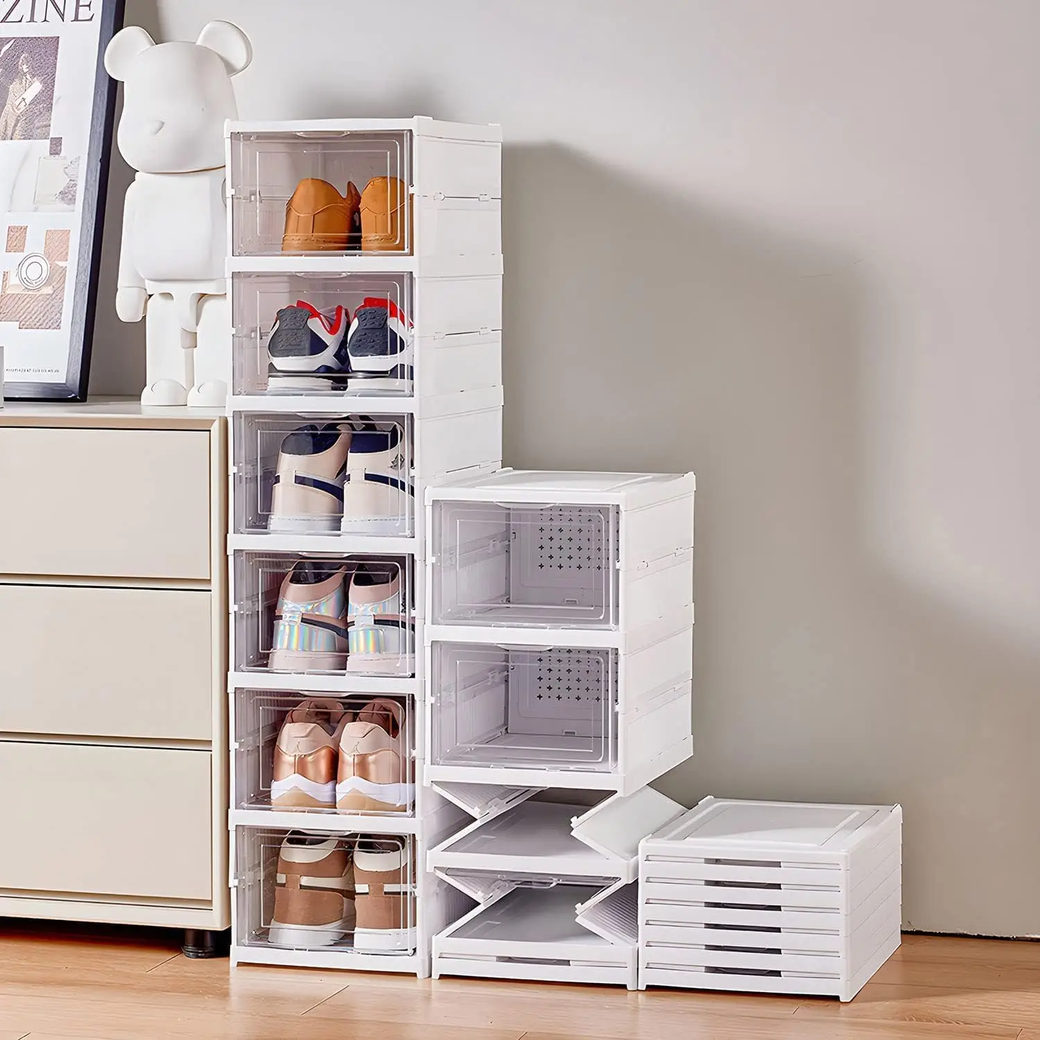 3/6 Lagen Opvouwbare Schoenen  - Sneaker Case recensie en prijs